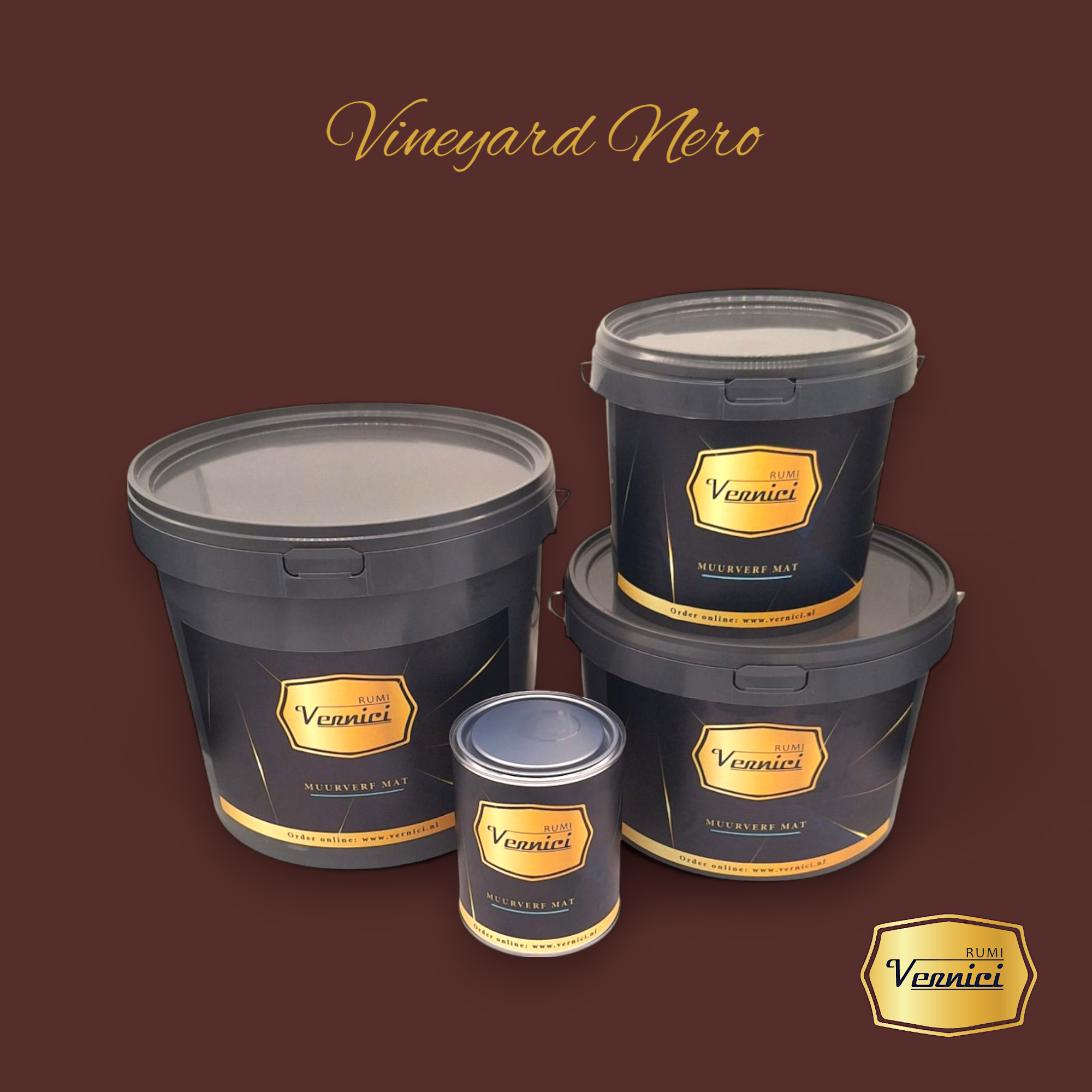 Vineyard Nero muurverf